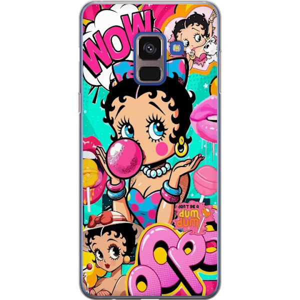 Samsung Galaxy A8 (2018) Läpinäkyvä kuori Betty Boop