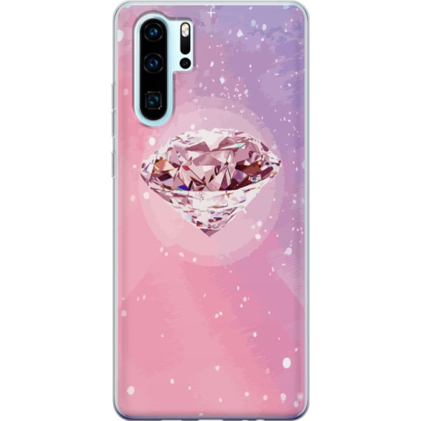 Huawei P30 Pro Gennemsigtig cover Glitter Diamant