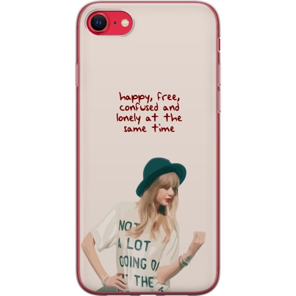 Apple iPhone 16e Läpinäkyvä kuori Taylor Swift 22