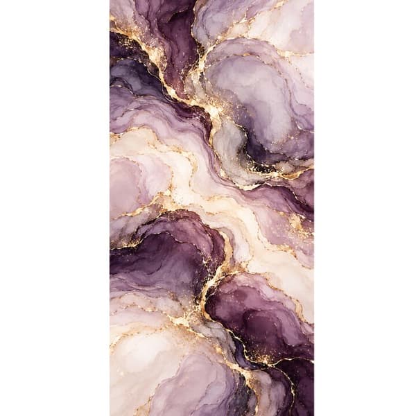 Kompatibel Tegnebogsetui til Apple iPhone 13 Pro Blommemarmor lilla