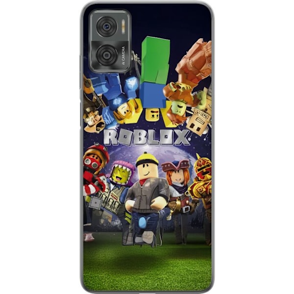 Motorola Moto E22i Gjennomsiktig deksel Roblox Verden - Spille