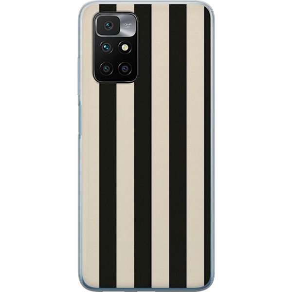 Xiaomi Redmi 10 Genomskinligt Skal Line Flow