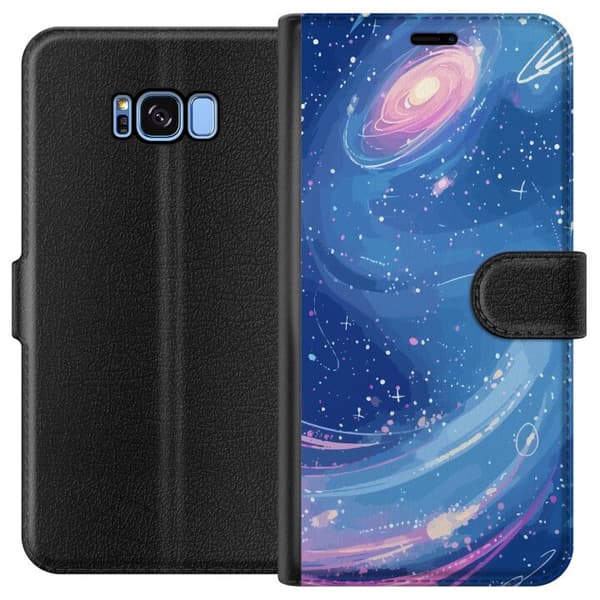 Kompatibelt Plånboksfodral till Samsung Galaxy S8 Galaxen