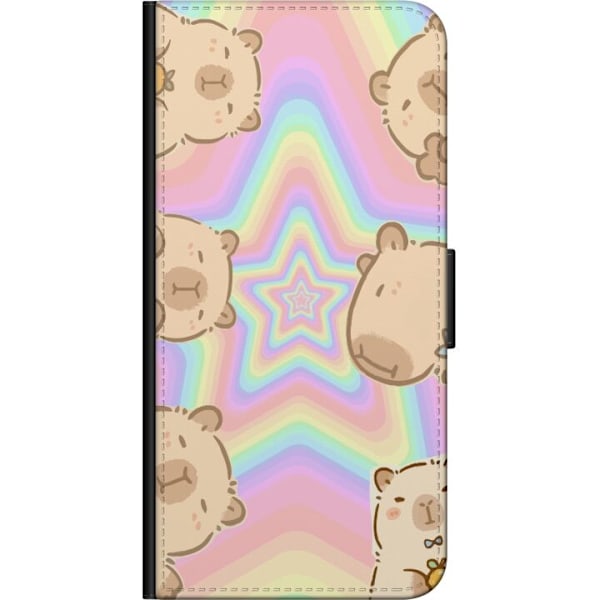 Samsung Galaxy A20s Tegnebogsetui Kawaii Capybara Galaxy Sød