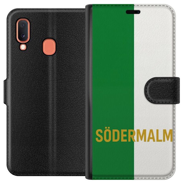 Samsung Galaxy A20e Tegnebogsetui Södermalm - fodbold