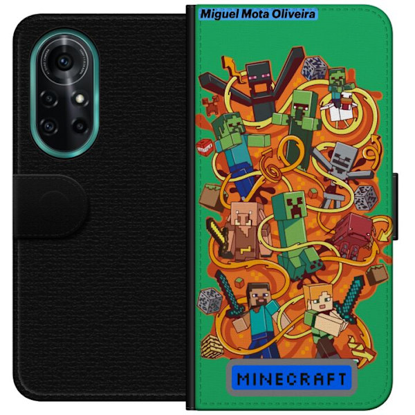 Huawei nova 8 Pro Plånboksfodral Minecraft