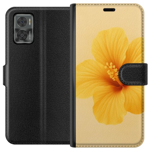 Motorola Moto E22i Tegnebogsetui Lemon Zing