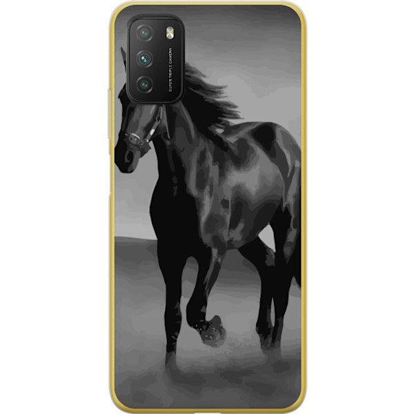 Xiaomi Poco M3  Genomskinligt Skal Dark Horse