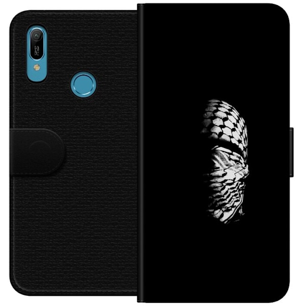 Huawei Y6 (2019) Lompakkokotelo Keffiyeh-kuviointi - klassinen