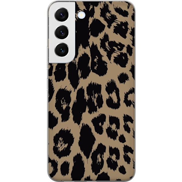 Samsung Galaxy S22 5G Läpinäkyvä kuori Leopard