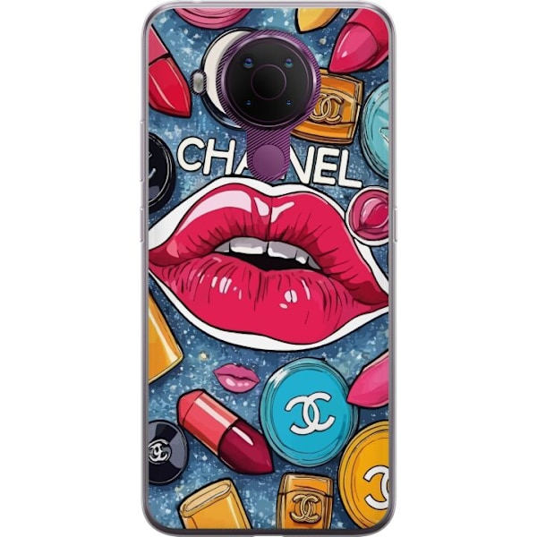 Nokia 5.4 Gjennomsiktig deksel Chanel Lips