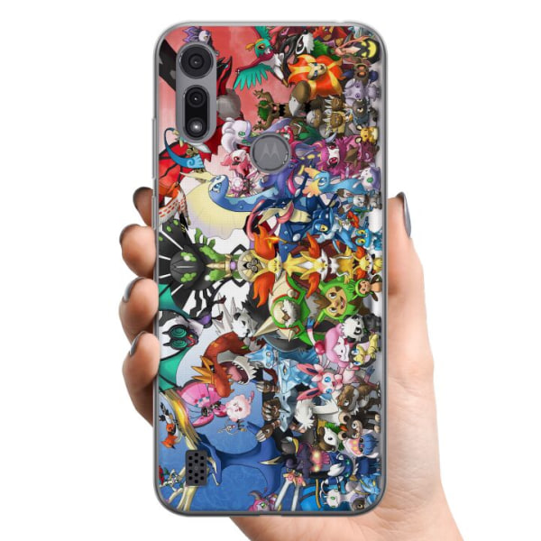 Motorola Moto E6i TPU Matkapuhelimen kuori Pokemon