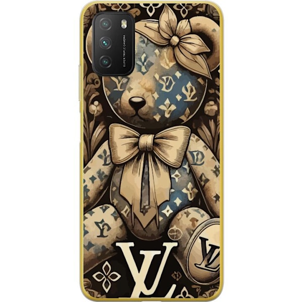 Xiaomi Poco M3  Genomskinligt Skal Teddy Vuitton