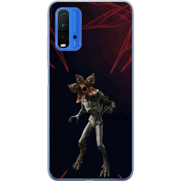 Xiaomi Redmi 9T Gjennomsiktig deksel Fortnite - Demogorgon