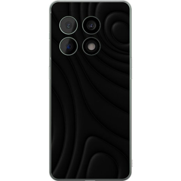 OnePlus 10 Pro Läpinäkyvä kuori Tummat Aallot