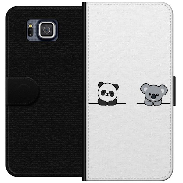 Samsung Galaxy Alpha Tegnebogsetui Panda Koala