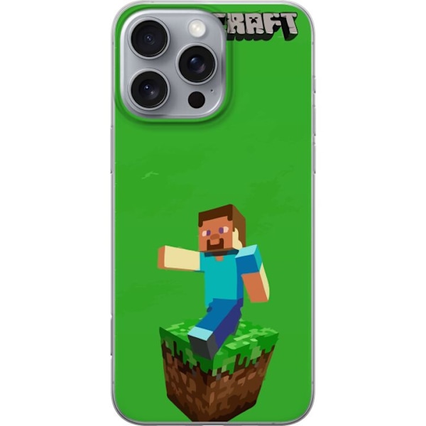 Apple iPhone 16 Pro Max Läpinäkyvä kuori Minecraft