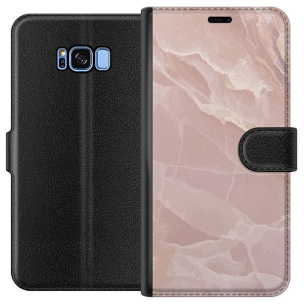 Kompatibelt Plånboksfodral till Samsung Galaxy S8 Marmor