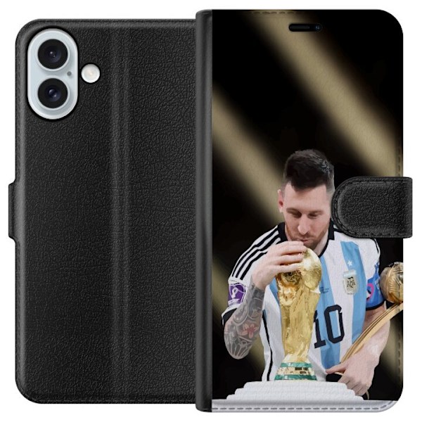 Apple iPhone 16 Plus Lompakkokotelo Messi