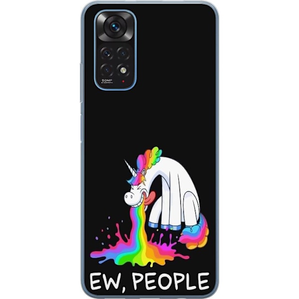 Xiaomi Redmi Note 11 Gjennomsiktig deksel EW People Unicorn