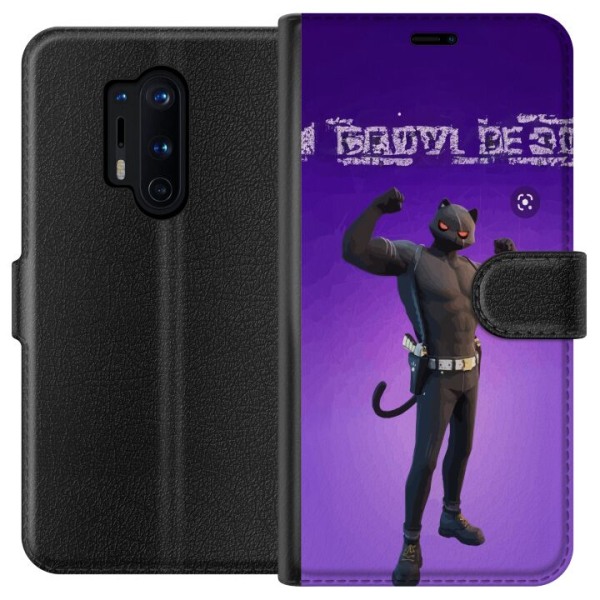 OnePlus 8 Pro Tegnebogsetui Fortnite - Meowscles