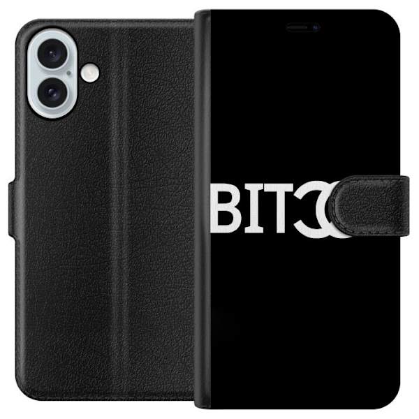 Apple iPhone 16 Plus Plånboksfodral Bitch Chanel Inspirerad Streetstyle Mode Textmotiv Trend Fashion Ikonisk Stil Urban Design