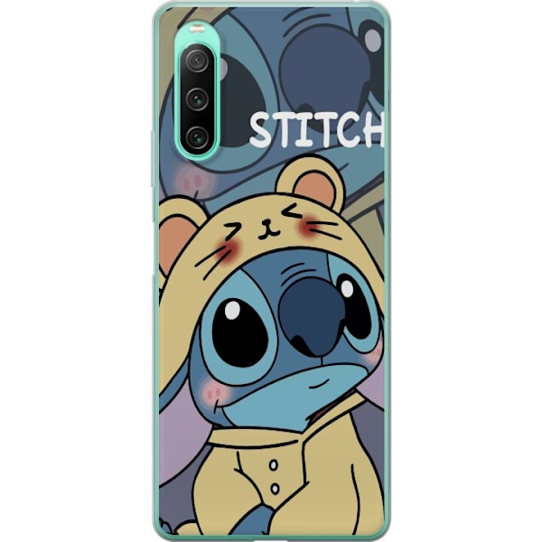 Sony Xperia 10 IV Genomskinligt Skal Stitch