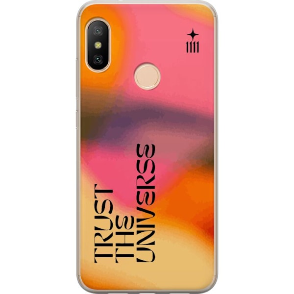 Xiaomi Redmi 6 Pro Gennemsigtig cover Tro på Universet