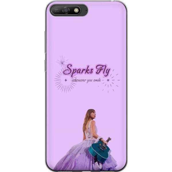 Huawei Y6 (2018) Gennemsigtig cover Taylor Swift - Sparks Fly