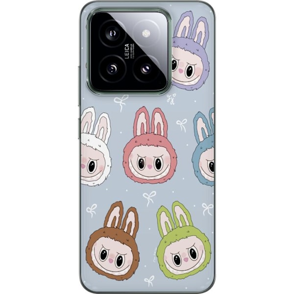Xiaomi 14 Läpinäkyvä kuori Tähtikuvioitu hirviöasenne