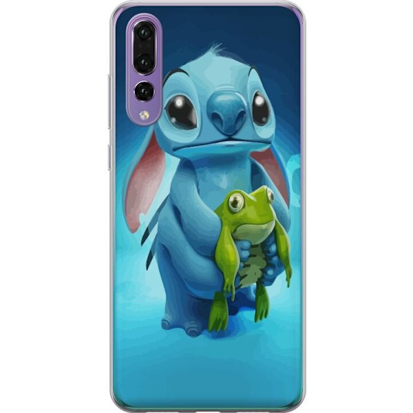 Huawei P20 Pro Läpinäkyvä kuori Stitch ja sammakko