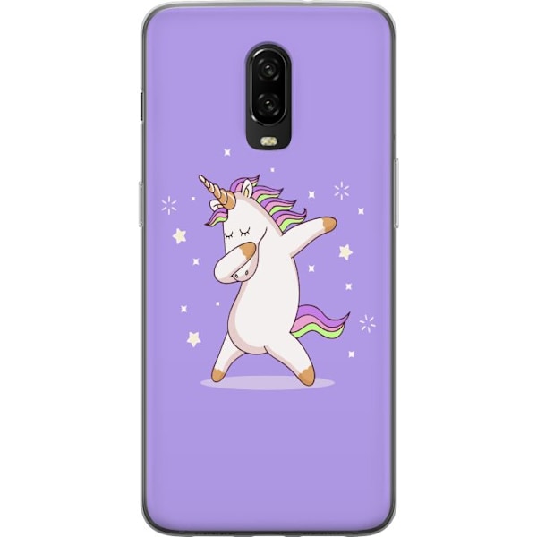 OnePlus 6T Läpinäkyvä kuori Yksisarvinen Dab