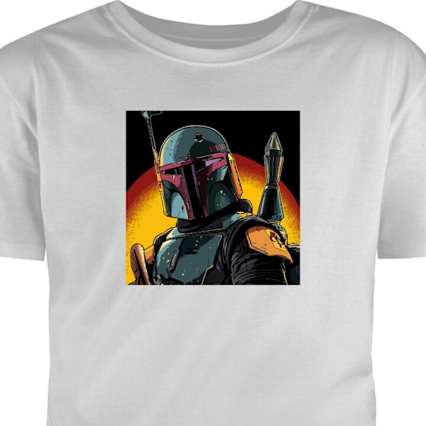 T-shirt til Voksen | Klassisk Voksen T-shirt The Mandalorian grå XL