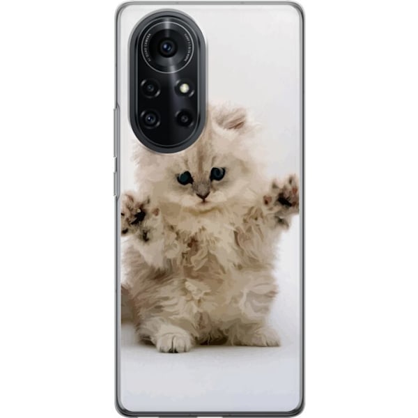 Huawei nova 8 Pro Gjennomsiktig deksel Katt