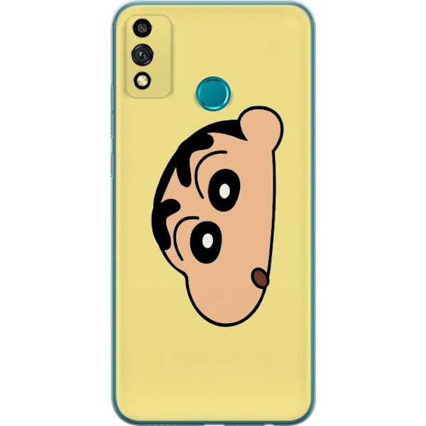Honor 9X Lite Läpinäkyvä kuori Peeking Shinchan