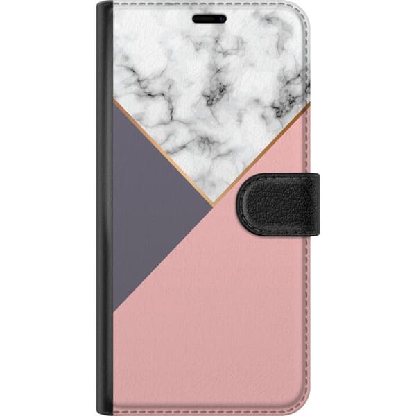 Kompatibelt Plånboksfodral till Samsung Galaxy S10+ Marble Cut