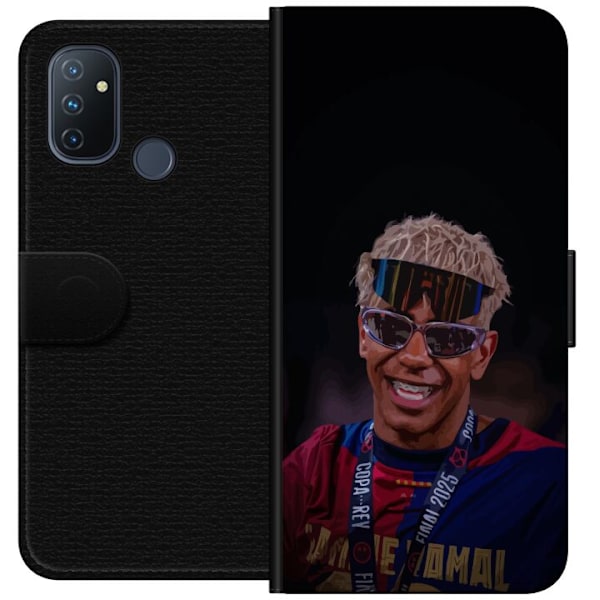 OnePlus Nord N100 Tegnebogsetui Lamine Yamal mobiltaske i elegant sportsdesign