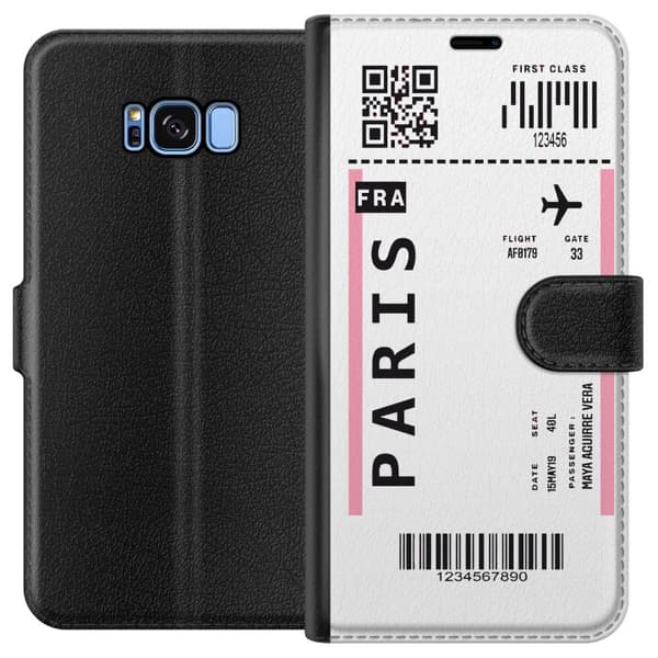 Kompatibelt Lommeboketui til Samsung Galaxy S8 Flybillett Paris