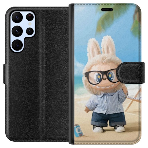 Samsung Galaxy S22 Ultra 5G Plånboksfodral Labubu Dark Dreams – Mörk mystisk design