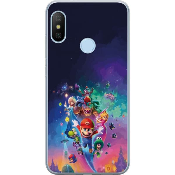 Kompatibelt Mobildeksel til Xiaomi Mi A2 Lite GSuper Mario flerfarget