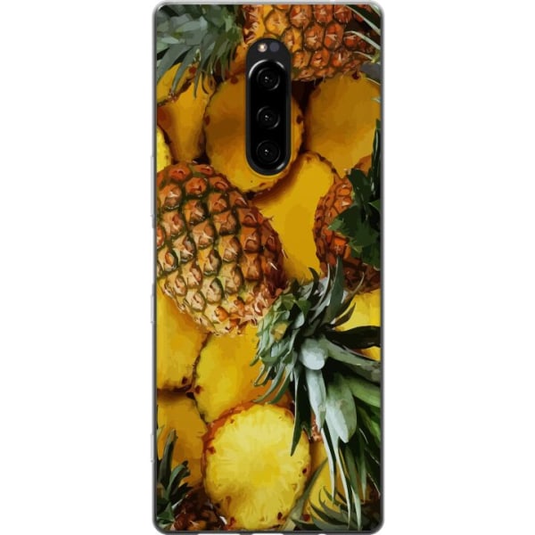 Sony Xperia 1 Genomskinligt Skal Tropisk Frukt
