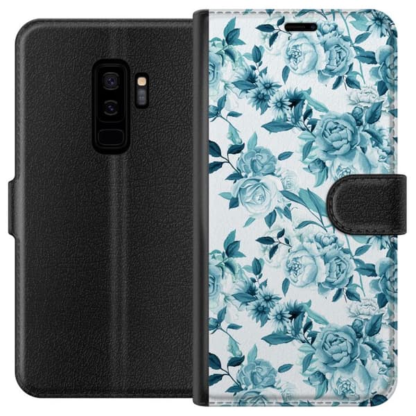 Kompatibelt Plånboksfodral till Samsung Galaxy S9+ Blommor