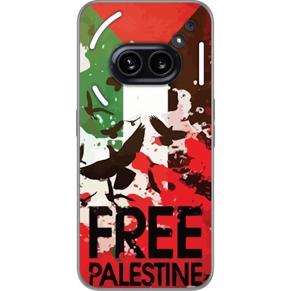 Nothing Phone (2a) Gjennomsiktig deksel Fri Palestina