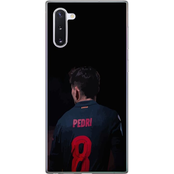 Samsung Galaxy Note10 Läpinäkyvä kuori Pedri FC Barcelona J