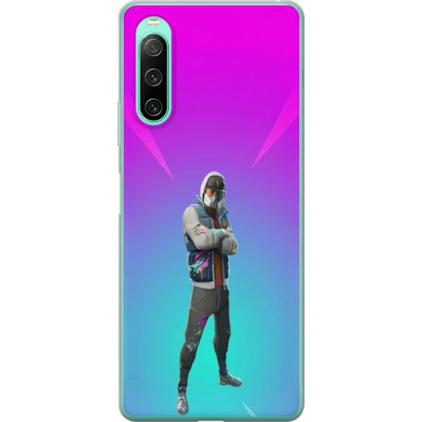Sony Xperia 10 IV Genomskinligt Skal black knight fortnite