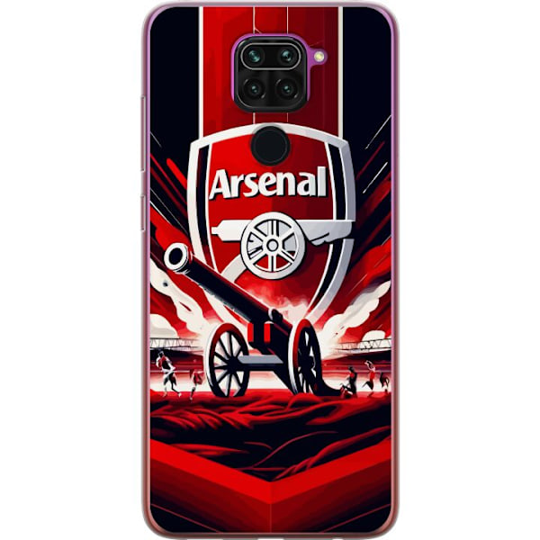 Xiaomi Redmi Note 9 Genomskinligt Skal Arsenal