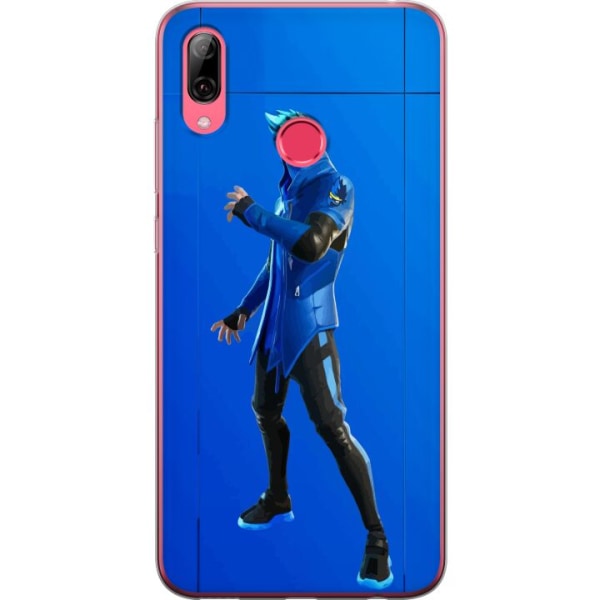 Huawei Y7 (2019) Läpinäkyvä kuori Fortnite - Ninja Blue