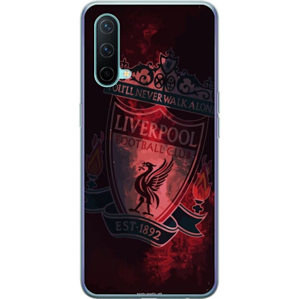 OnePlus Nord CE 5G Läpinäkyvä kuori Liverpool