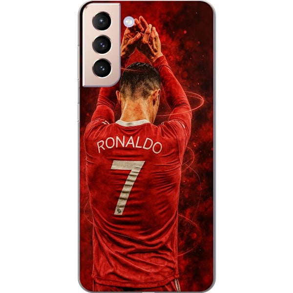 Samsung Galaxy S21 Genomskinligt Skal Ronaldo