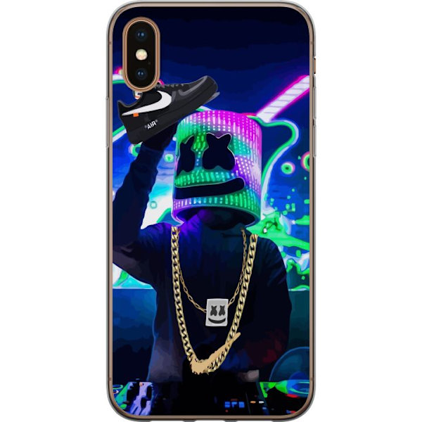 Apple iPhone XS Gennemsigtig cover Marshmello | Fortnite